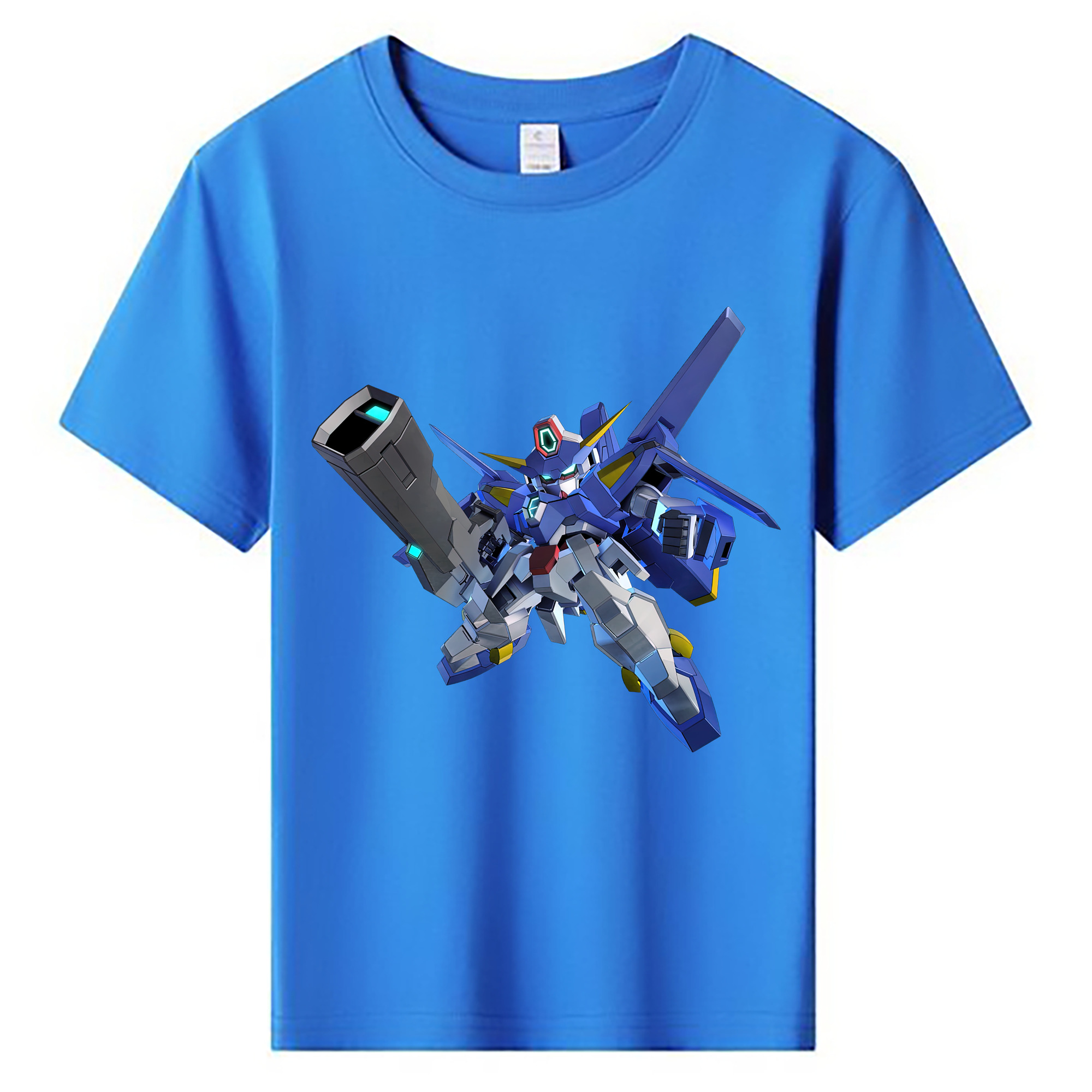 （画像用） 機動戦士ガンダム Mobile Suit Gundam 綿100％キッズTシャツ（フロントプリント）